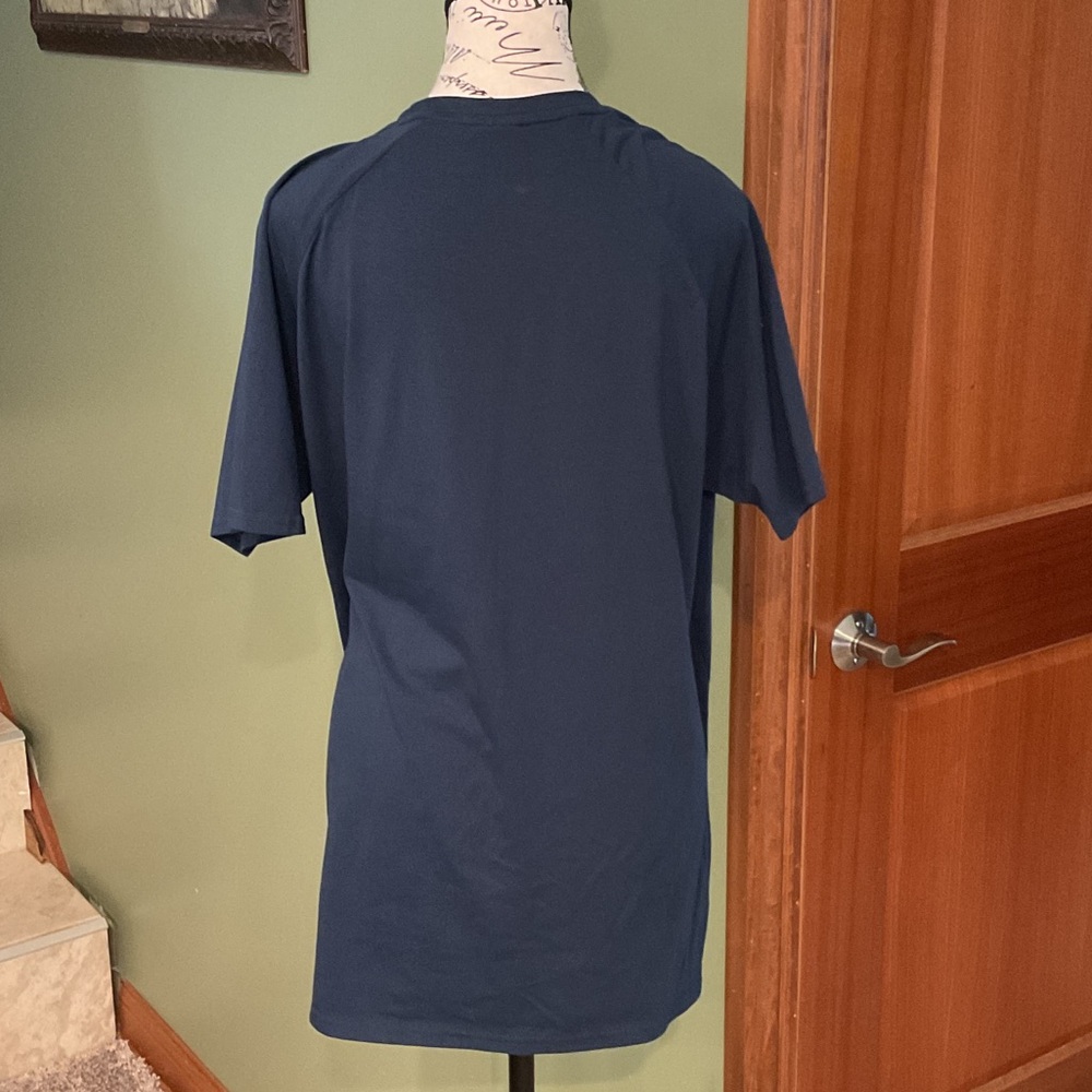 Gymshark Dark Blue Short Sleeve Tee, Size XL - Picture 3 of 4